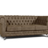 Sillón Chesterfield 3 Cuerpos Cuerotex Patria Muebles
