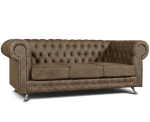 Sillón Chesterfield 3 Cuerpos Cuerotex