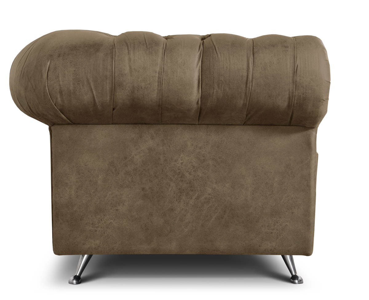 Sillón Chesterfield 3 Cuerpos Cuerotex Patria Muebles