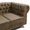 Sillón Chesterfield 3 Cuerpos Cuerotex Patria Muebles