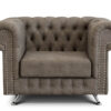 Sillón Chesterfield 1 Cuerpo Cuerotex Patria Muebles