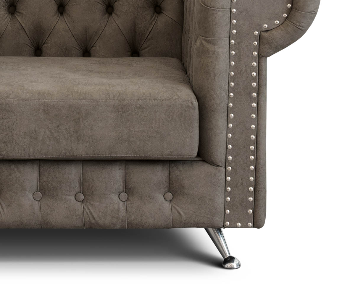 Sillón Chesterfield 1 Cuerpo Cuerotex Patria Muebles